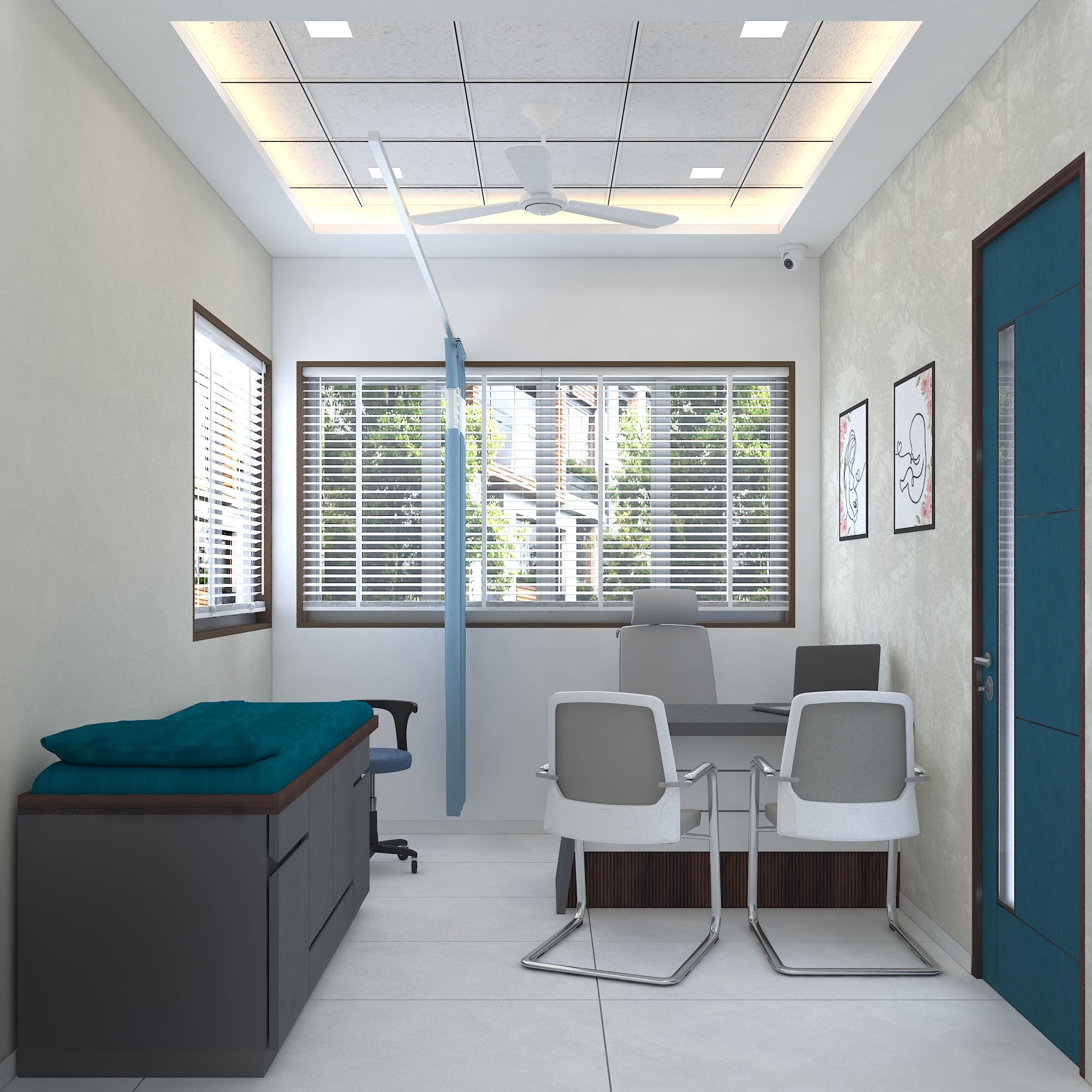 Vedaant Clinic Interior Project | Trance Interiors Image